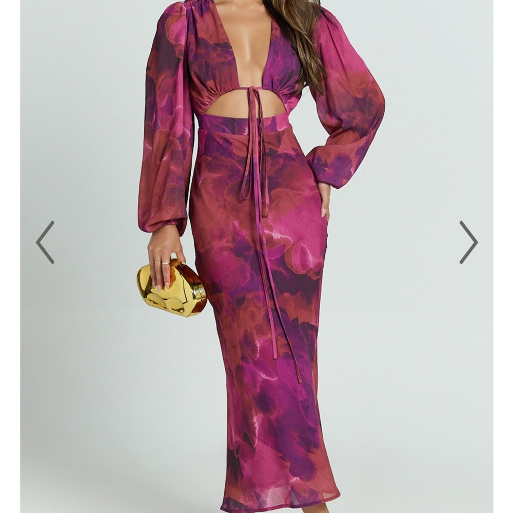 Showpo Multicolor Long Sleeve Dress - Picture 2 of 7